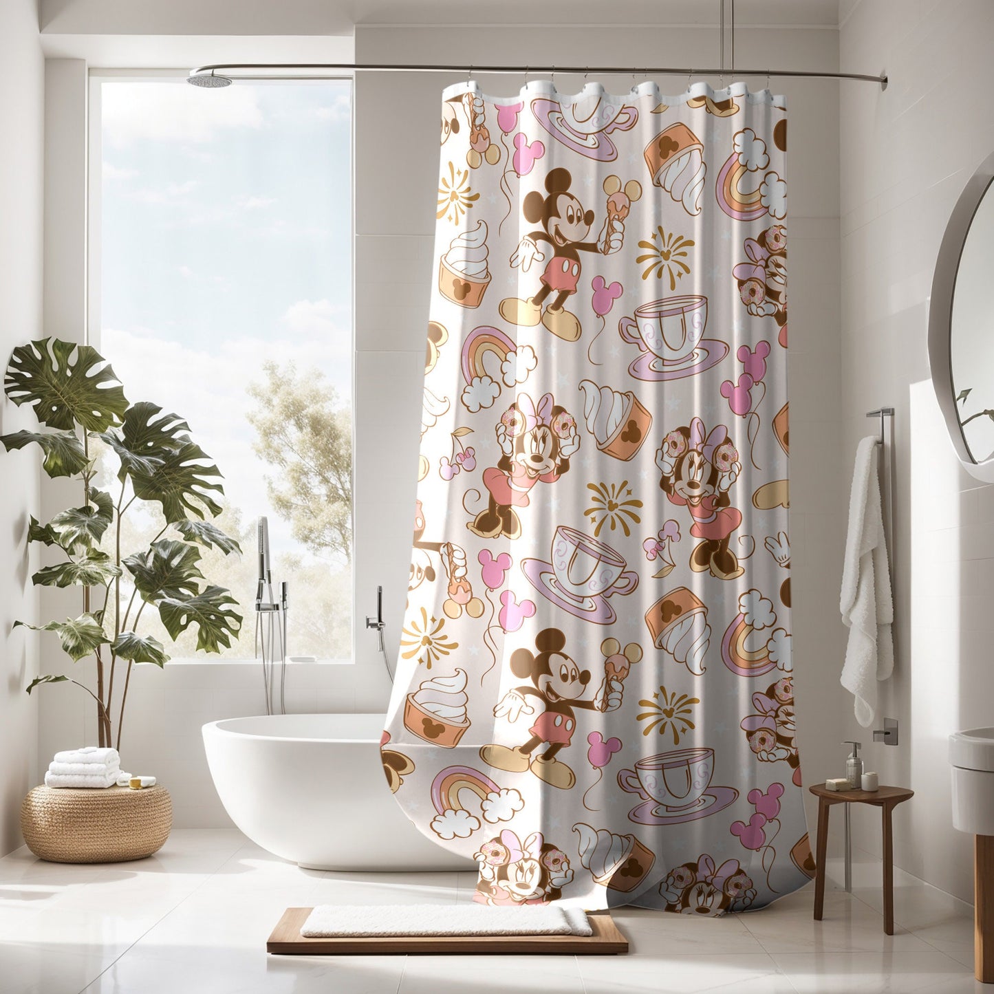 Disney Shower Curtain PERSONALIZABLE