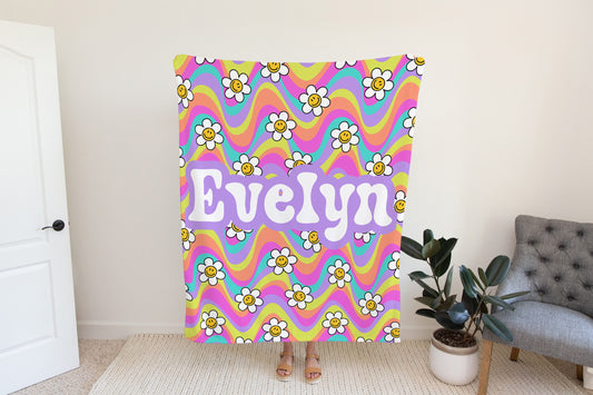 Personalized Groovy Blanket