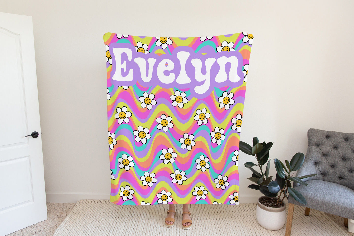 Personalized Groovy Blanket