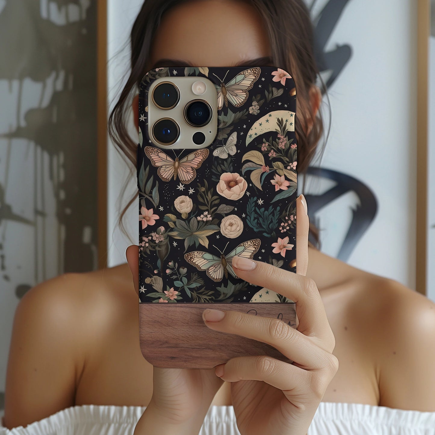 Personalized Dark Academia Tough Phone Case for iPhone, Samsung and Google Phones