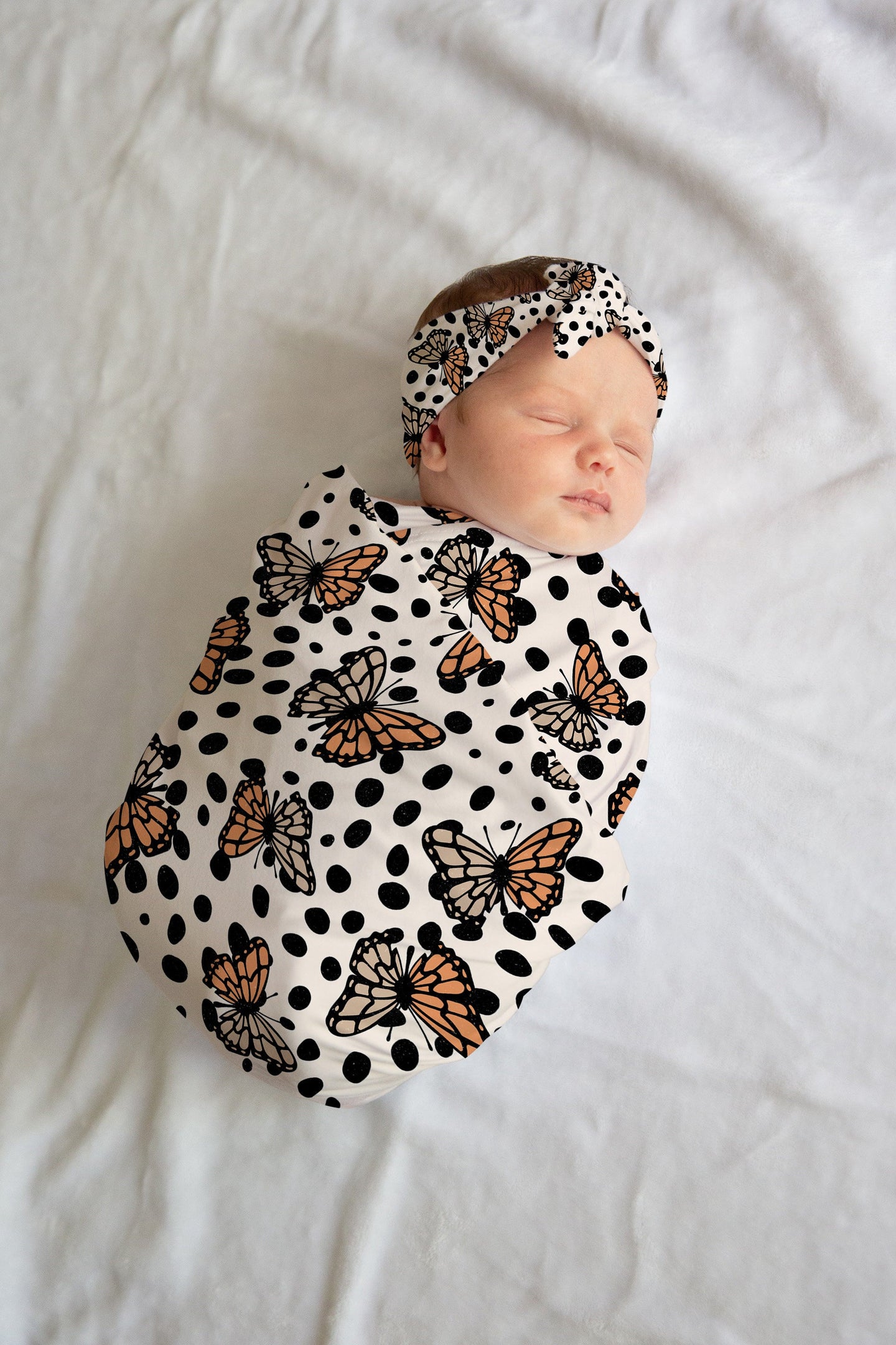 Personalized Butterfly Swaddle Set