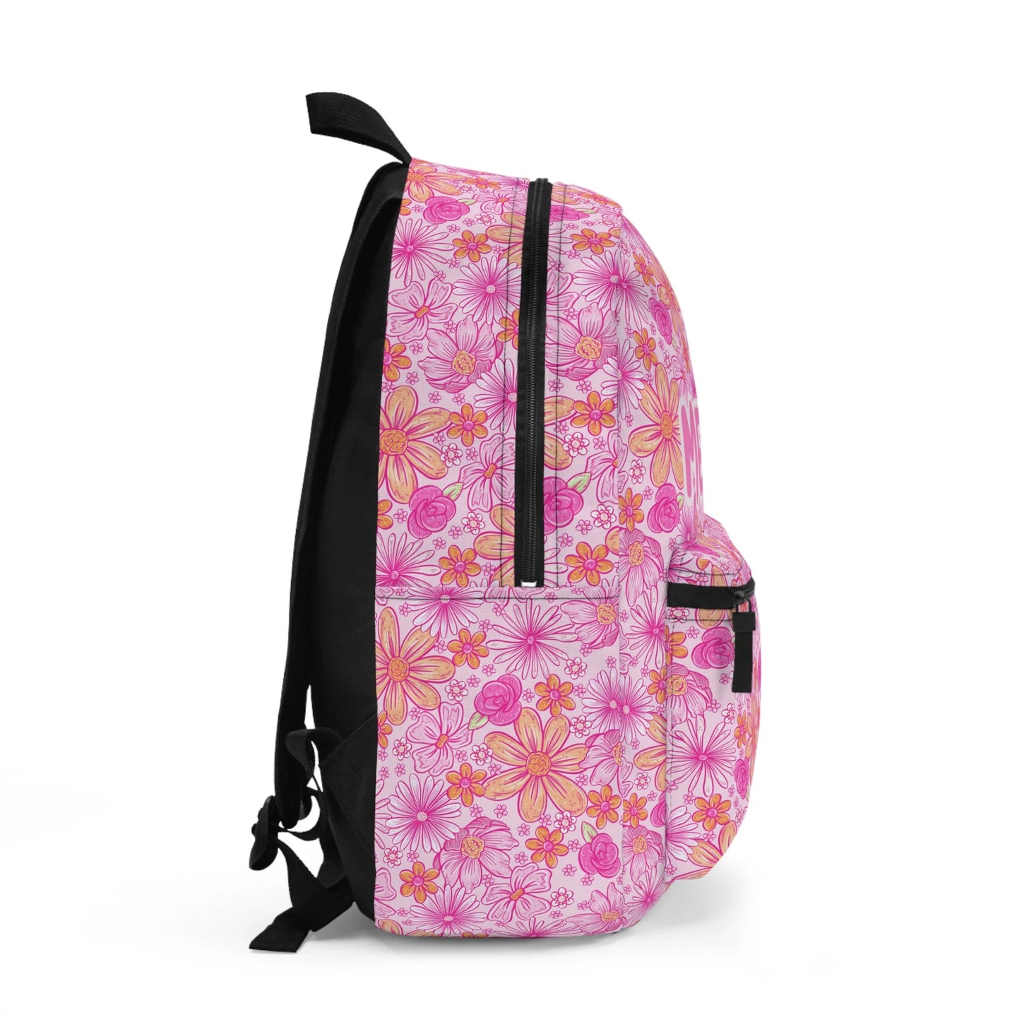 Personalized kids school backpack, personalized toddler backpack Floral, custom name backpack for adults, monogram backpack birthday gift