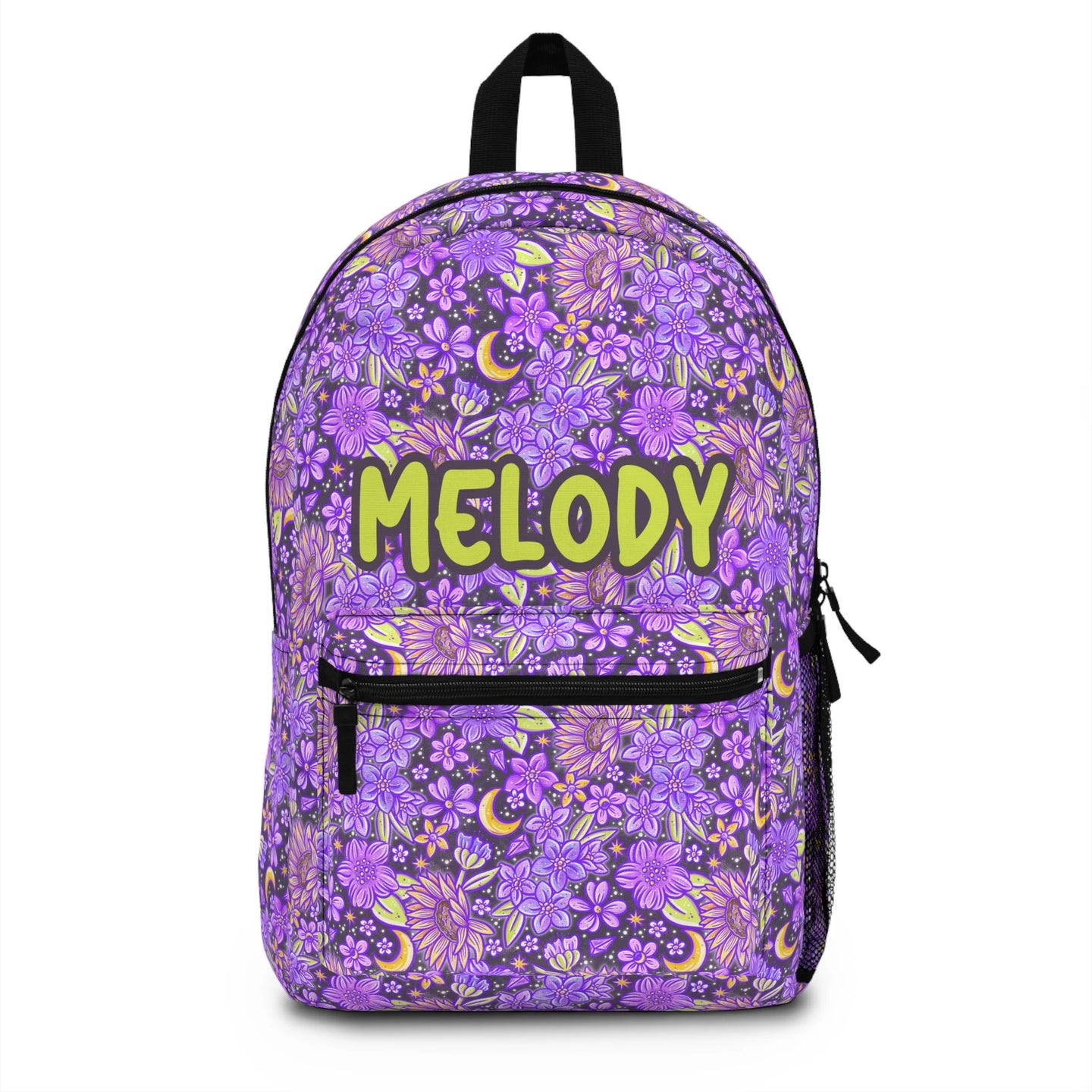 Personalized kids school backpack, personalized toddler backpack Floral, custom name backpack for adults, monogram backpack birthday gift