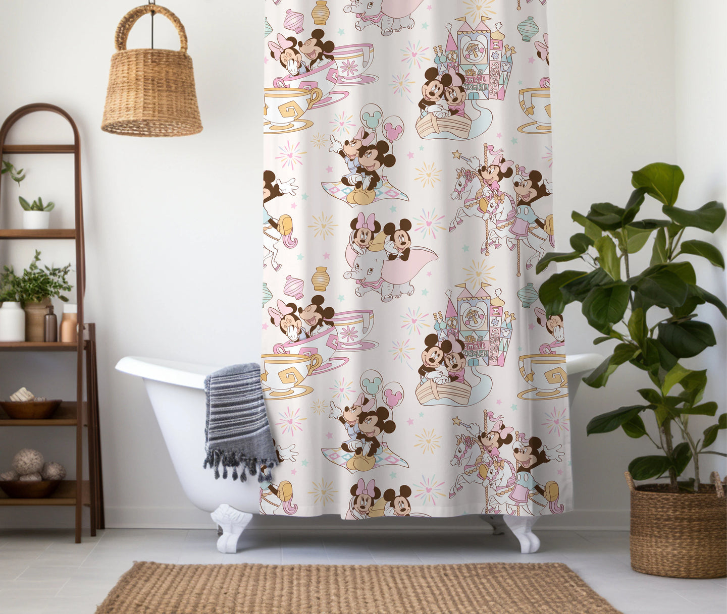 Disney Shower Curtain PERSONALIZABLE