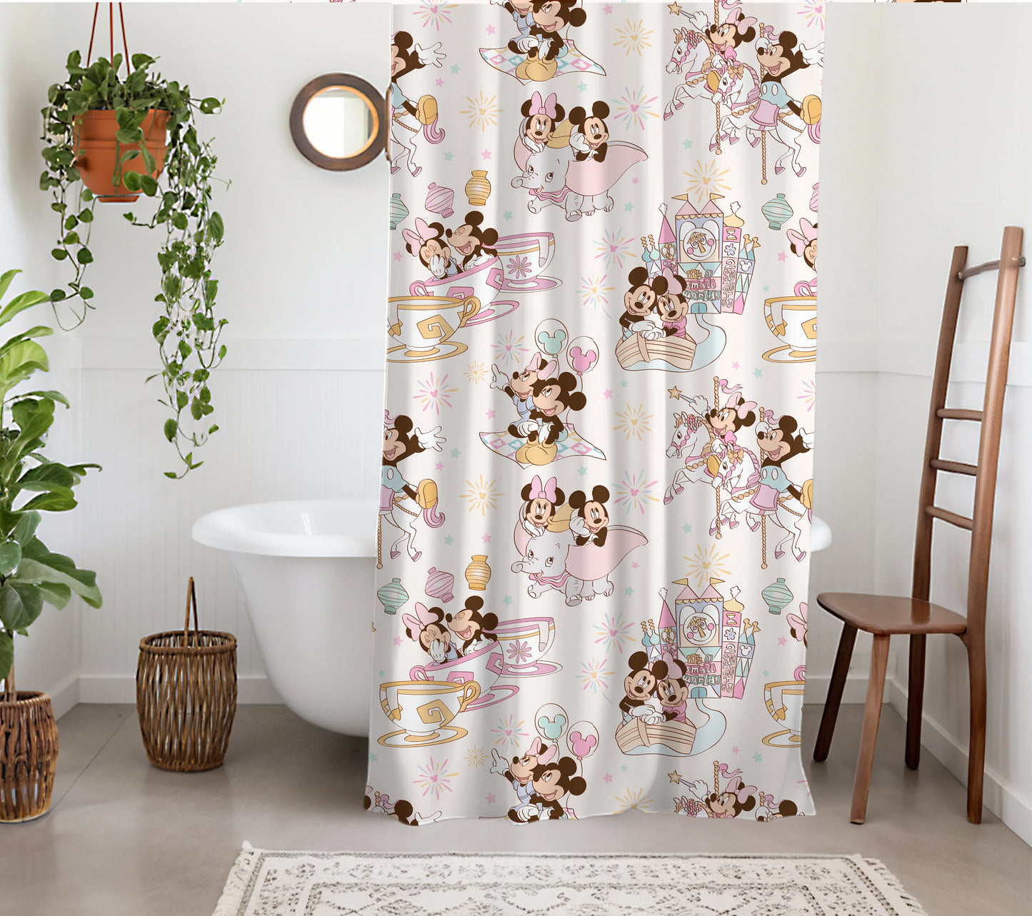 Disney Shower Curtain PERSONALIZABLE