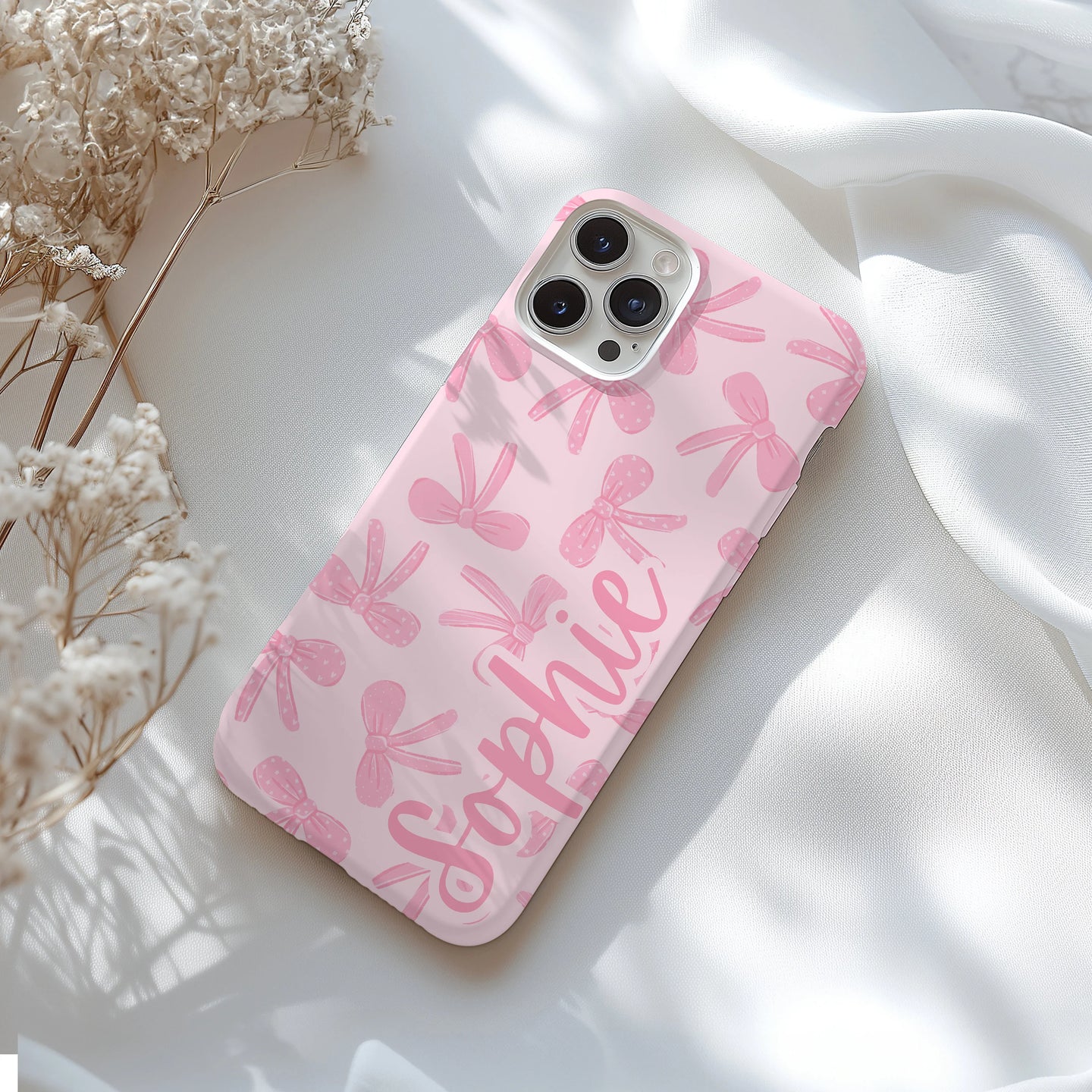 Personalized Coquette Tough Phone Case for iPhone, Samsung and Google Phones