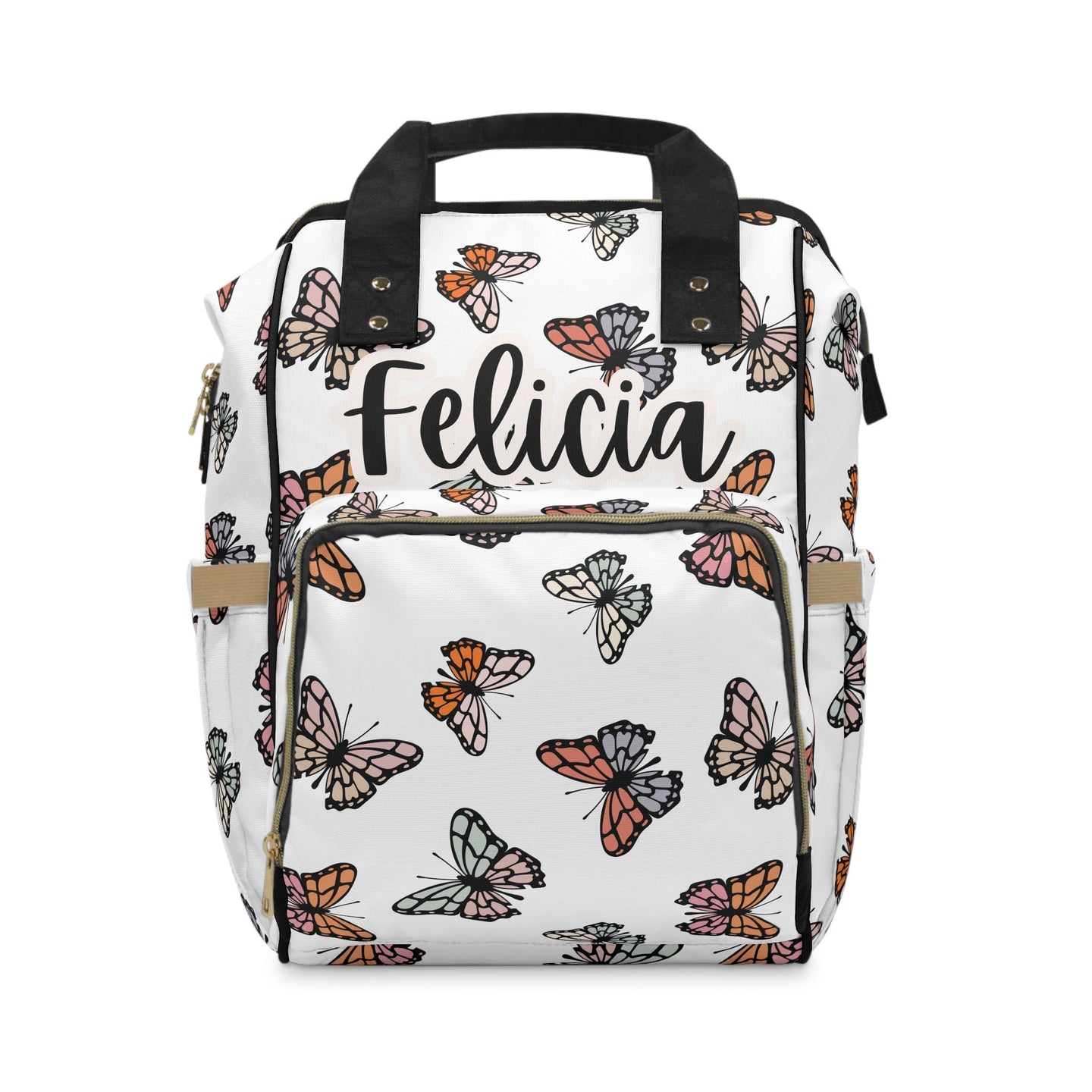 Personalized Butterfly Diaper Backpack