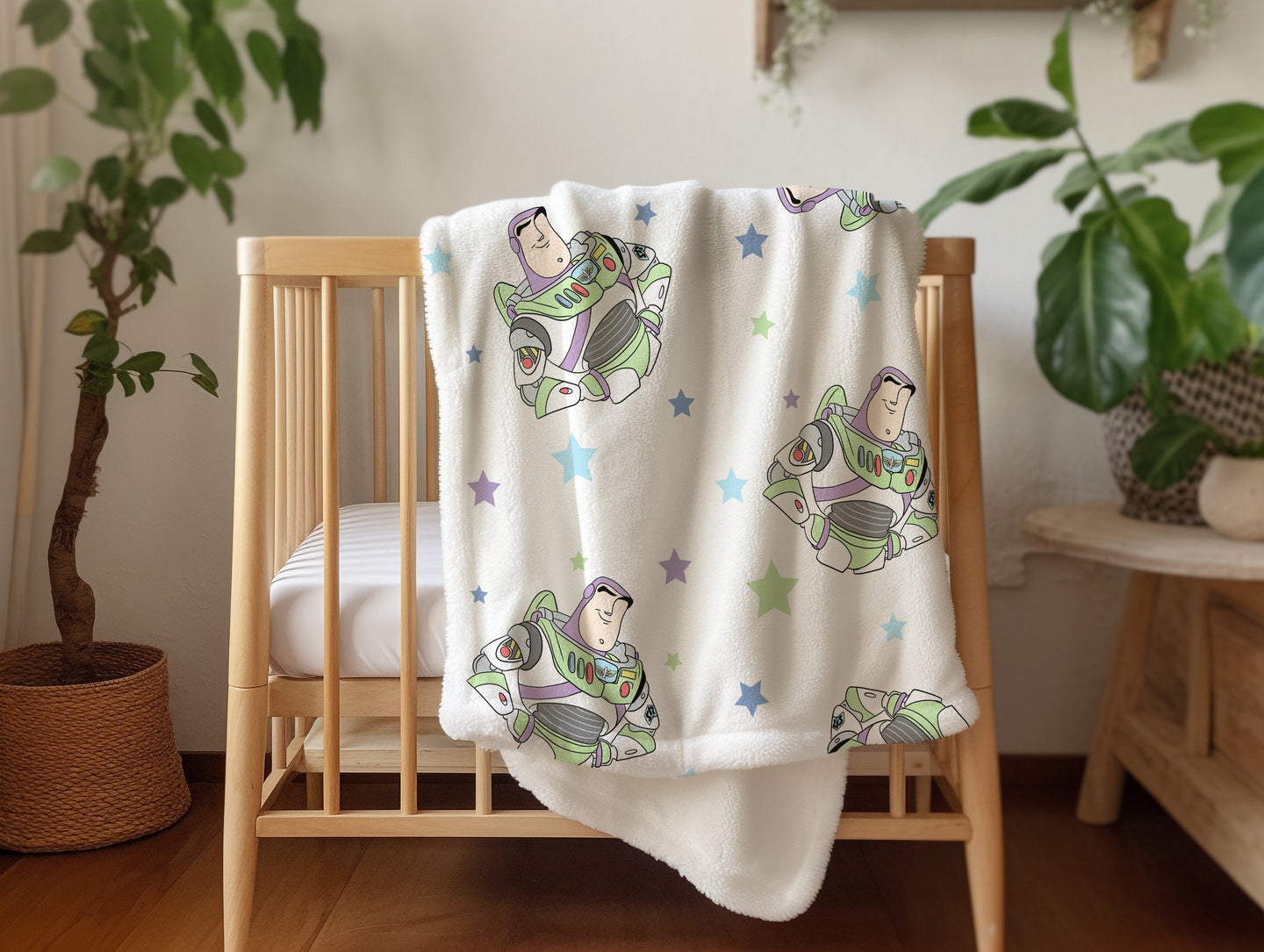 Personalized Buzz Light Year Blanket