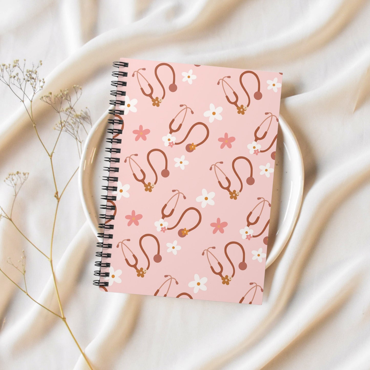 Pink Nursing Notebook