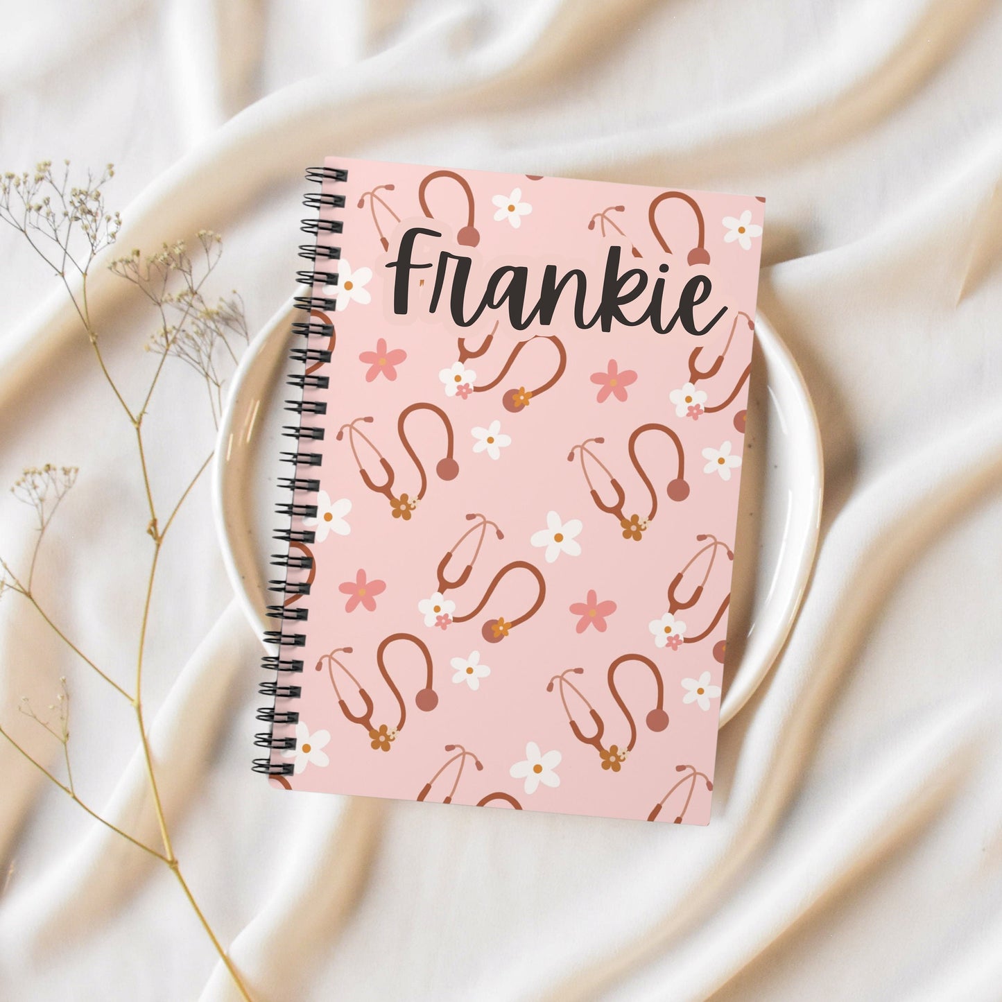 Pink Nursing Notebook