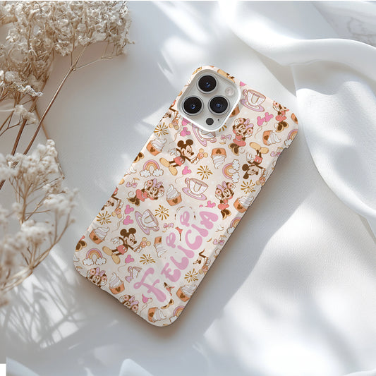 Personalized Disney Tough Phone Case for iPhone, Samsung and Google Phones