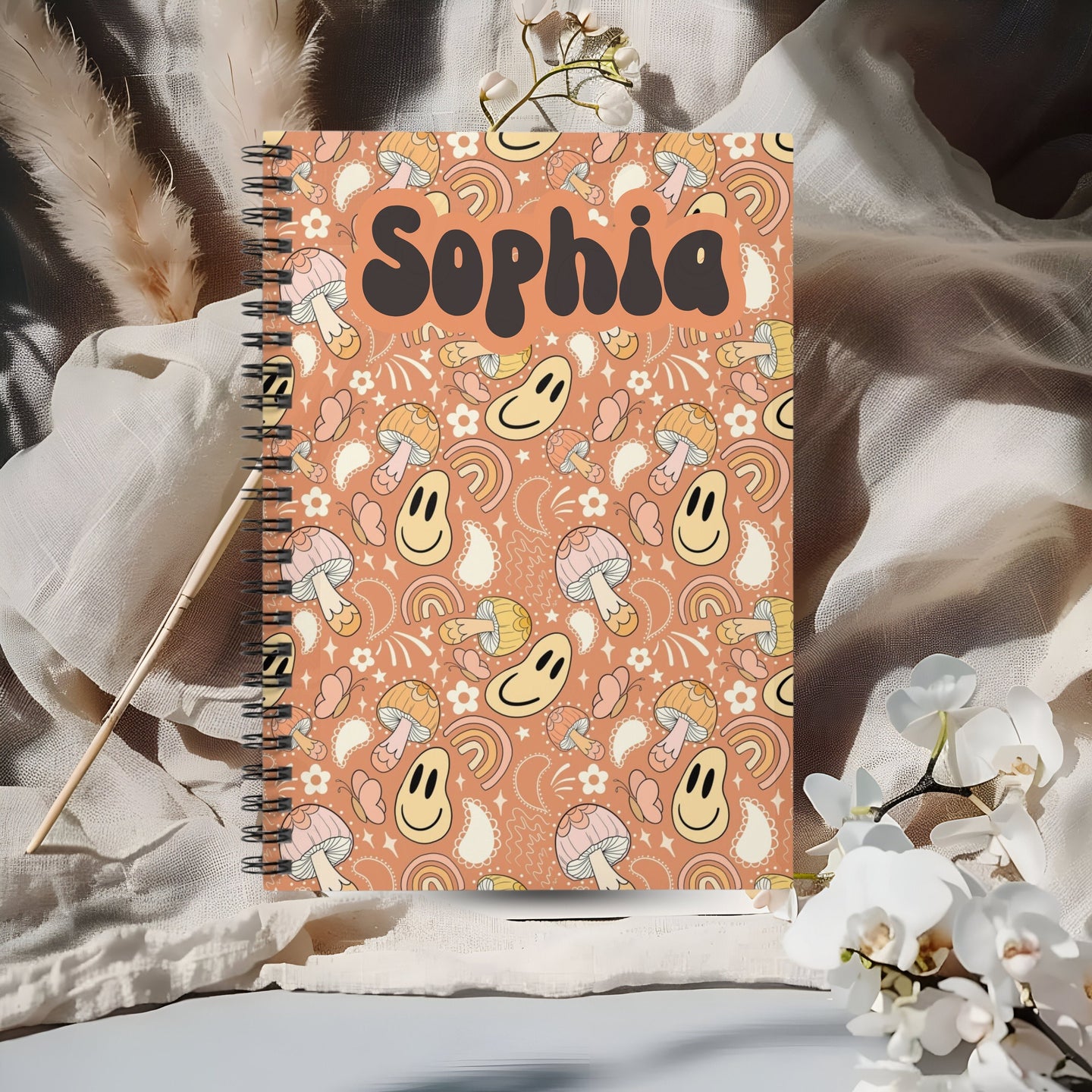 Personalized Retro Notebook