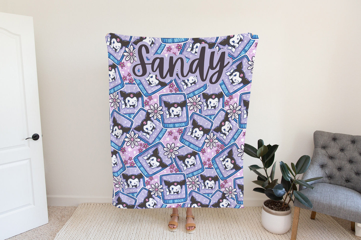 Personalized Sanrio blanket