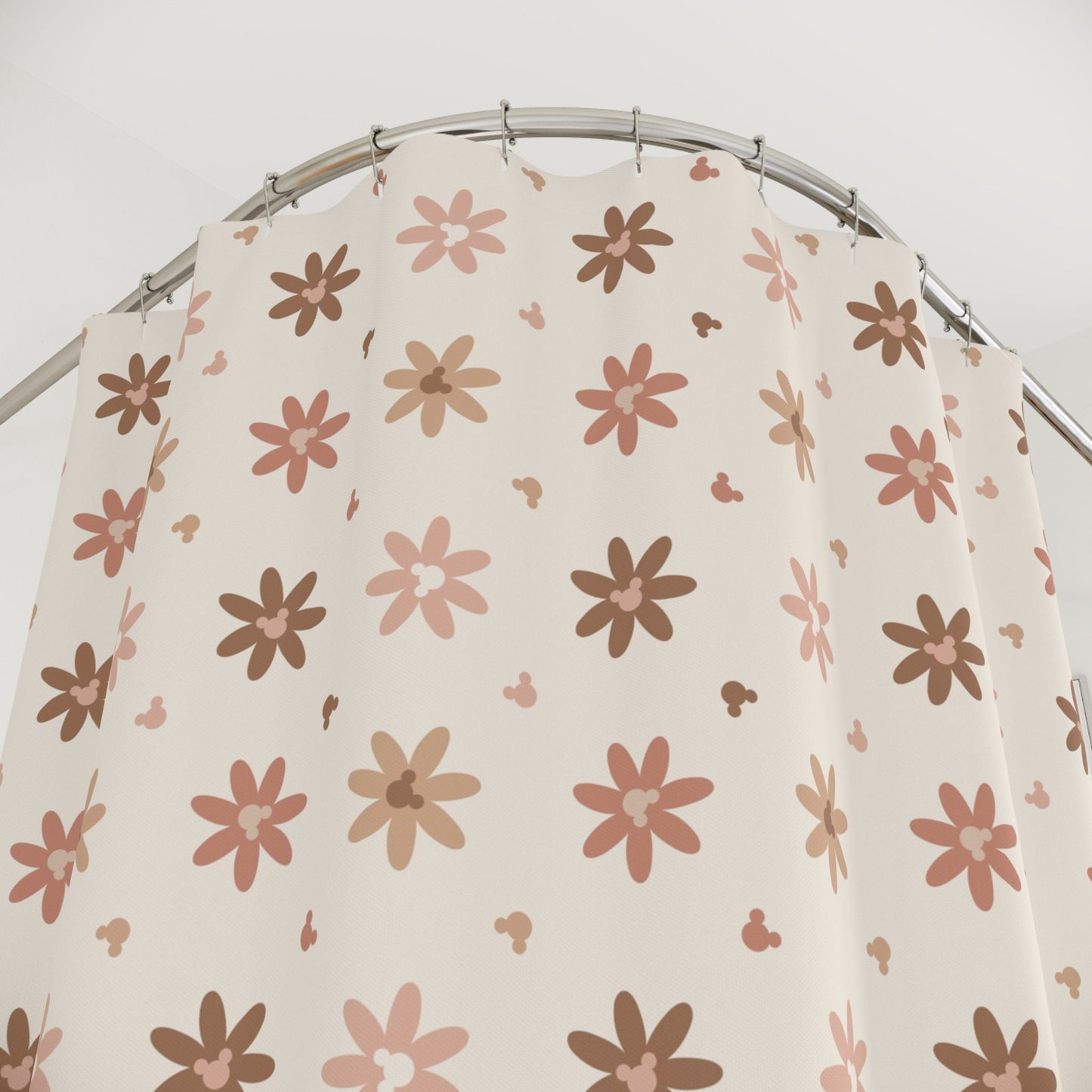 Personalized Boho Disney Shower Curtain