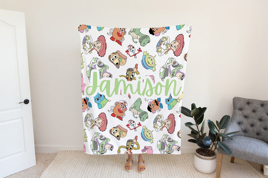 Personalized Toy Story Blanket