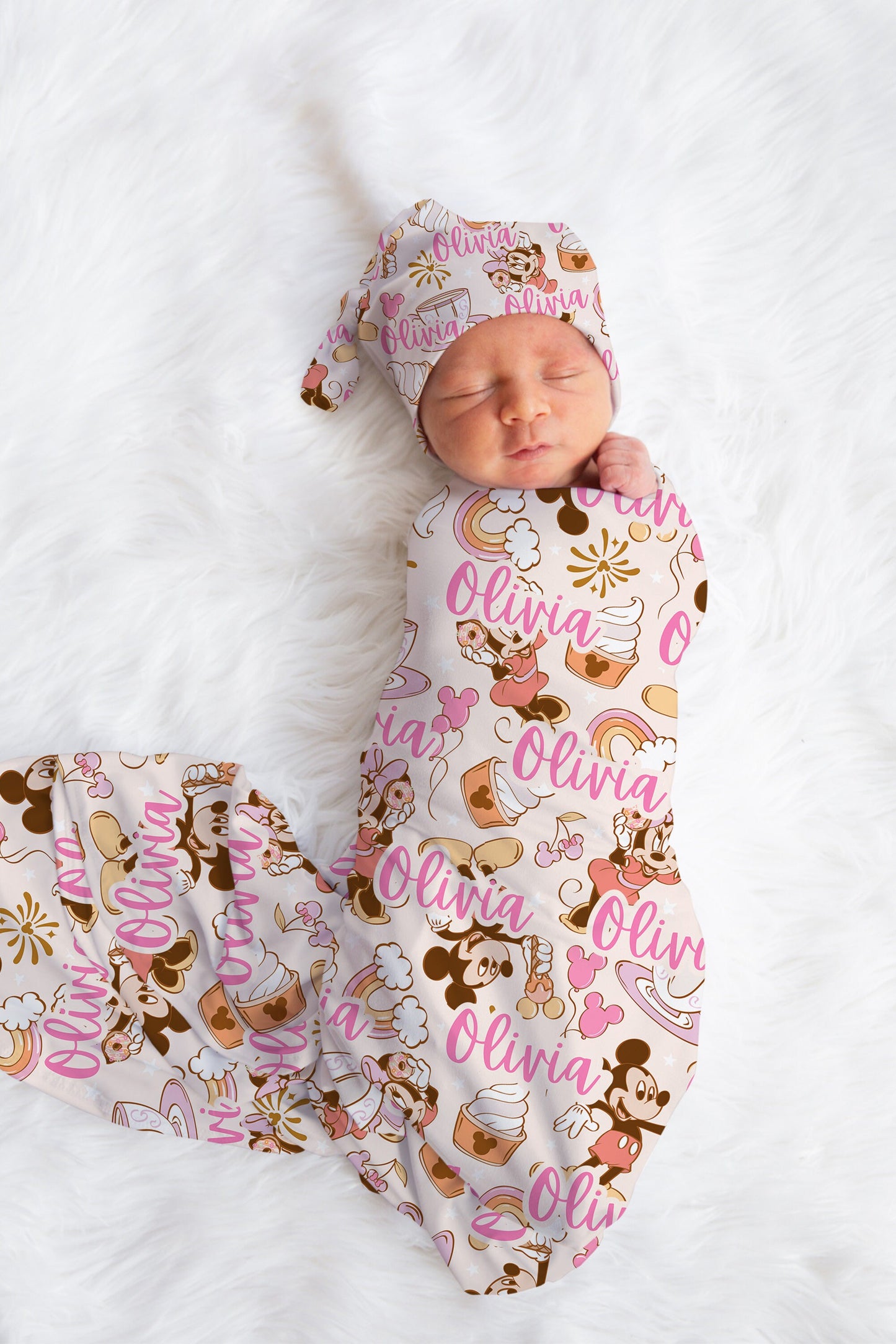 Personalized Disney Swaddle Set