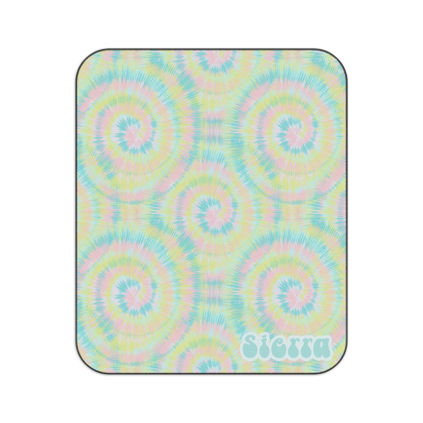 Personalized Tie Dye Picnic Blanket Waterproof