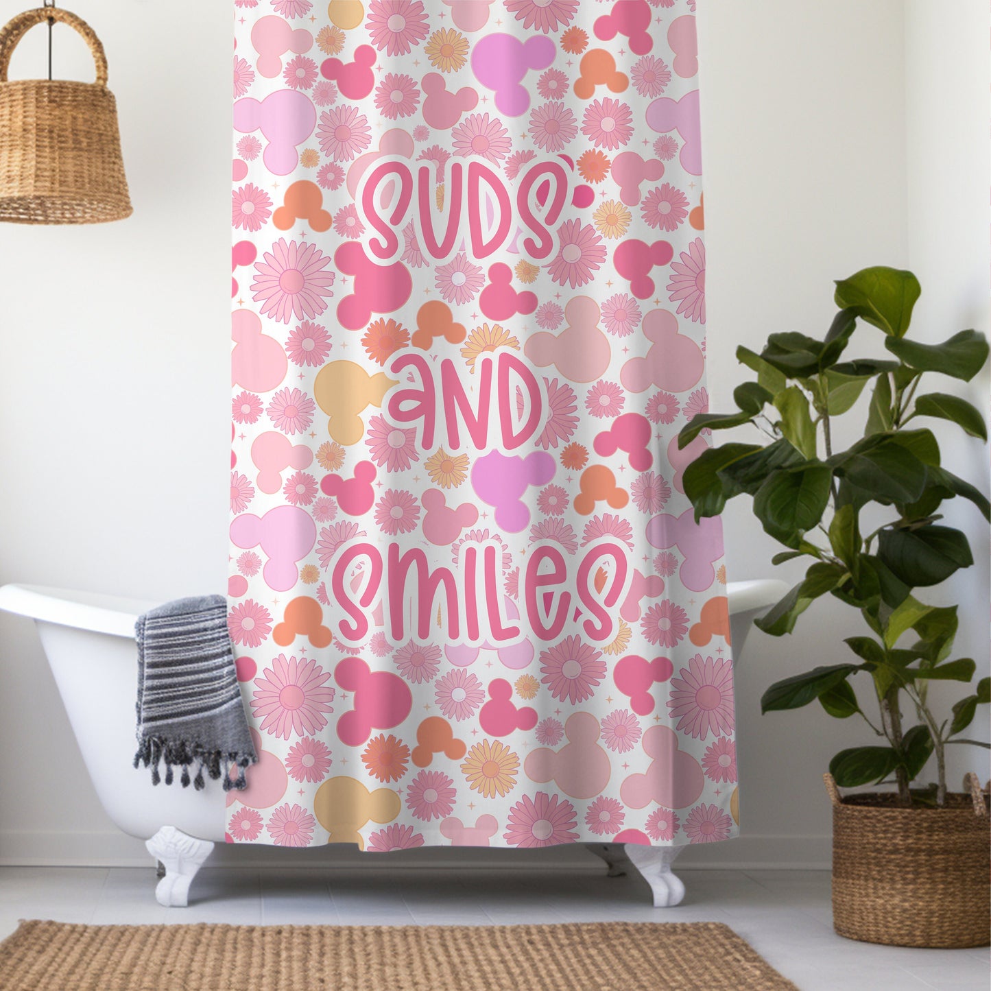 Personalized Disney Shower Curtain