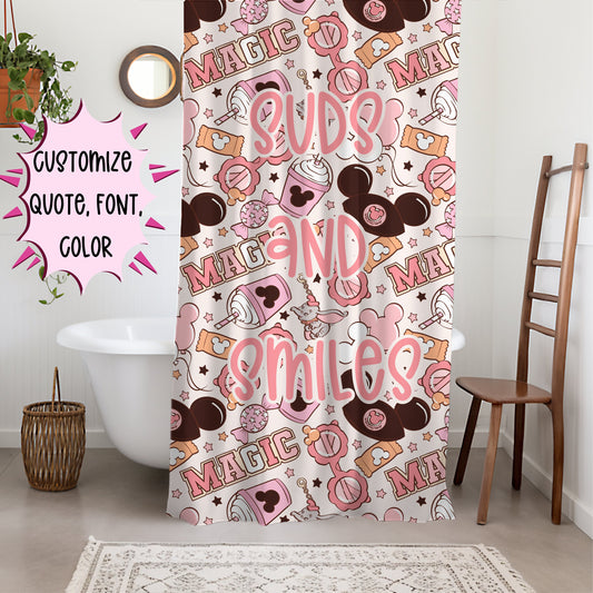 Personalized Disney Shower Curtain