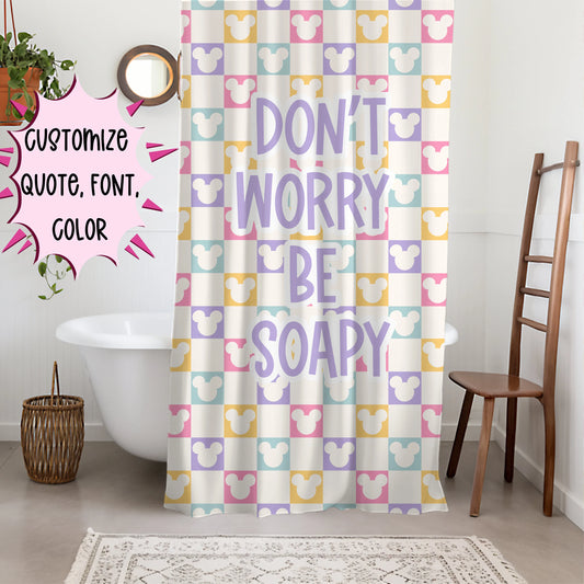 Personalized Disney Shower Curtain