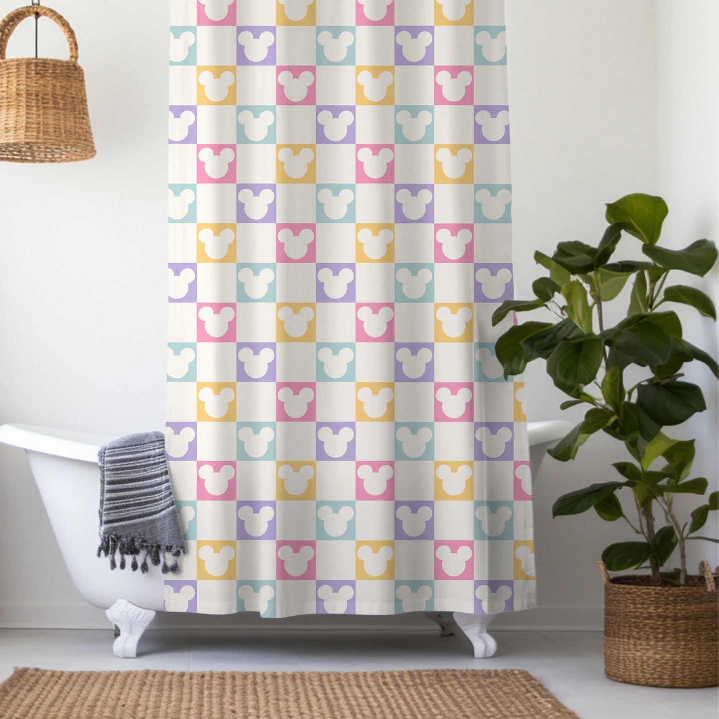 Personalized Disney Shower Curtain