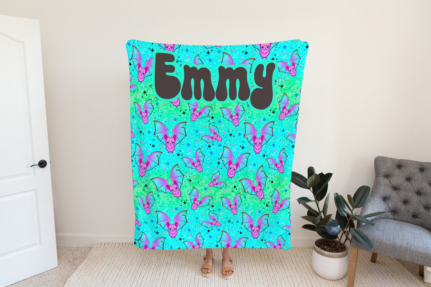 Personalized Halloween Blanket