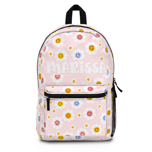 Personalized Backpack pink groovy, Back to school girls bag Kids toddler Backpack, Gifts for kids Girls Backpack, custom daycare bag