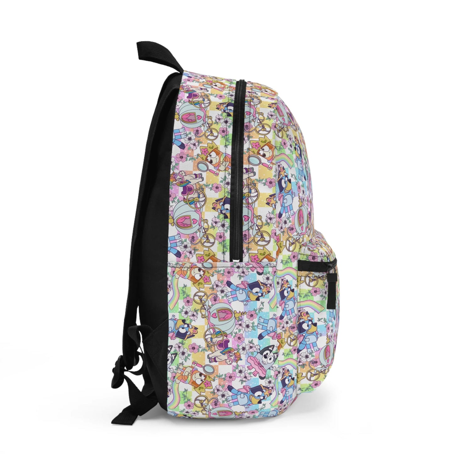 Personalized Girls Bluey Backpack, lunch box and Water Bottle Set