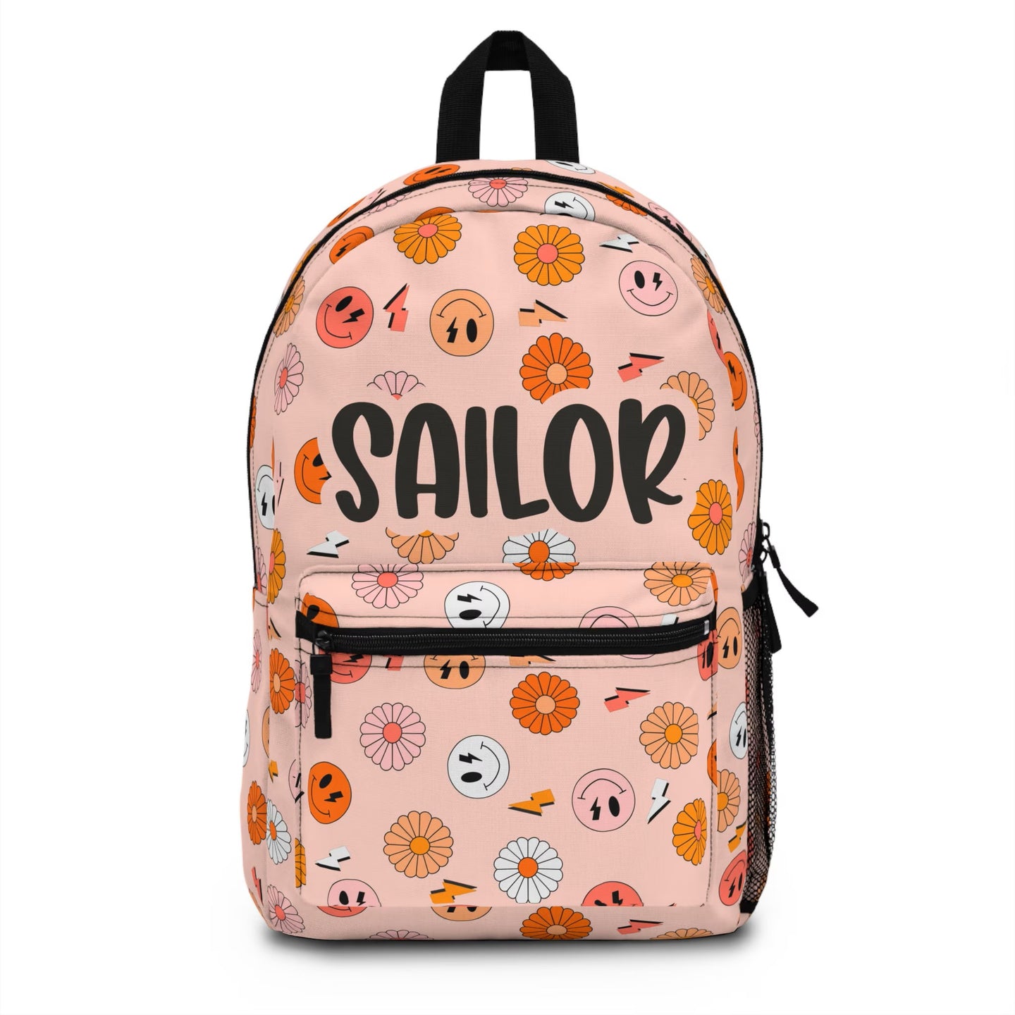 Personalized Backpack pink groovy, Back to school girls bag Kids toddler Backpack, Gifts for kids Girls Backpack, custom daycare bag