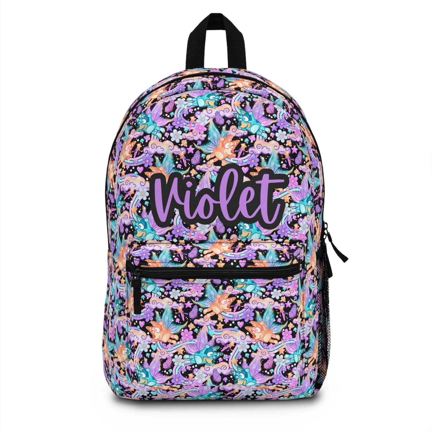 Personalized Girls Bluey Backpack, lunch box and Water Bottle Set