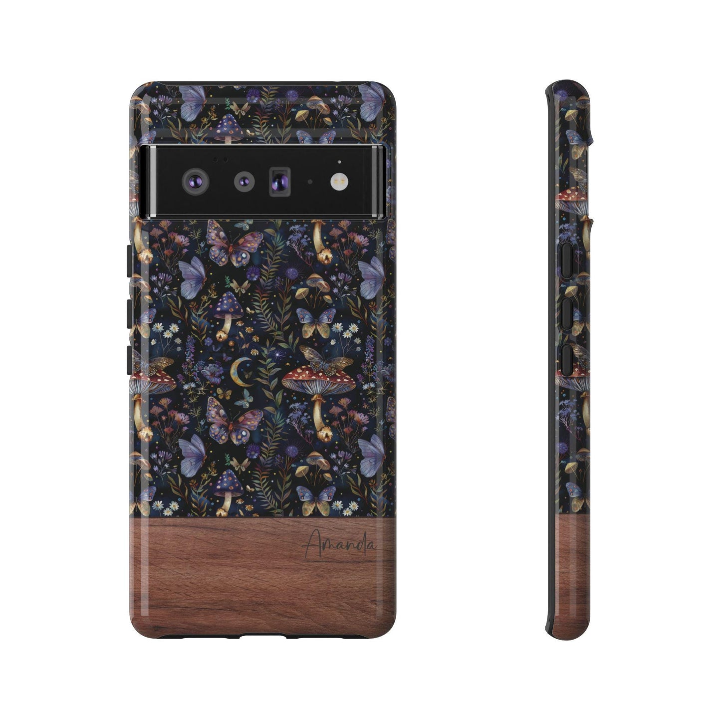 Custom dark floral phone iPhone case 16, 15, 14, 13 Pro Max, 12 Mini iPhone 11 Pro, XS, iPhone 8, 7 Plus Celestial Witch Garden samsung case