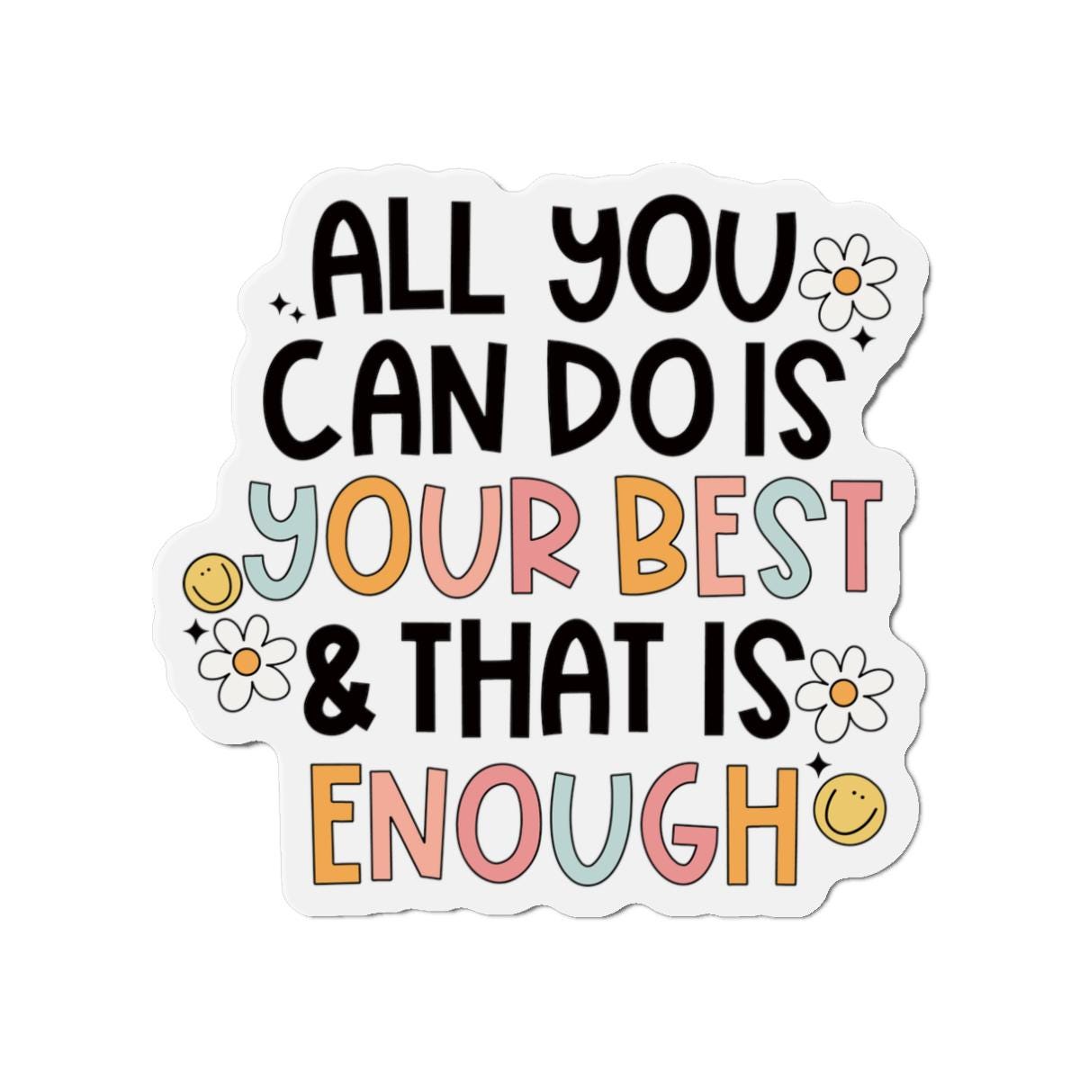 Positive affirmation fridge magnet, funny magnet, positive quote magnet, fridge decor