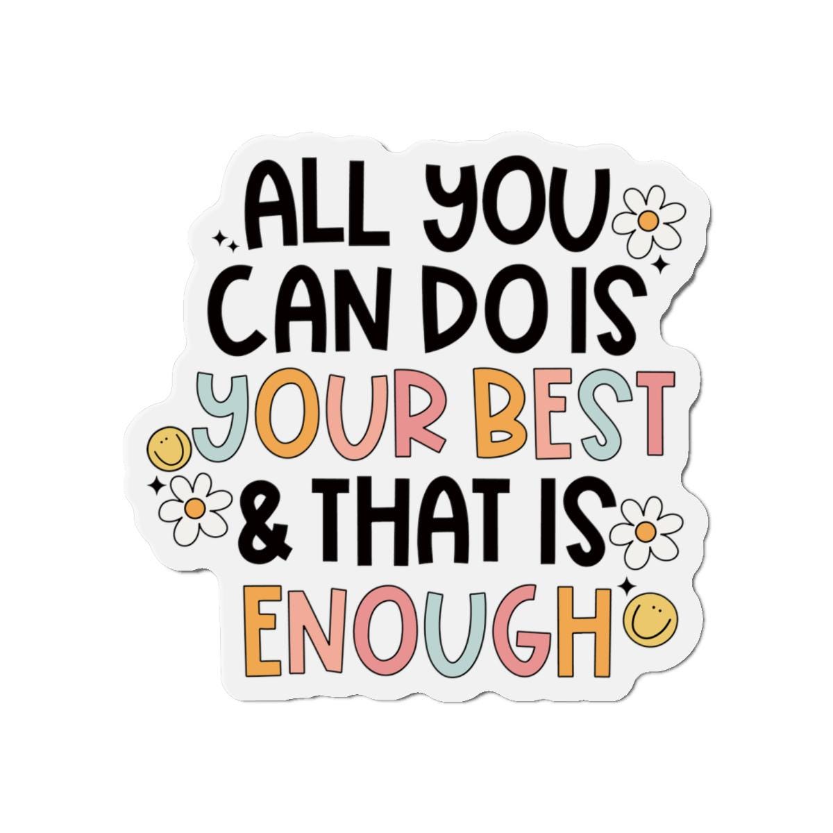 Positive affirmation fridge magnet, funny magnet, positive quote magnet, fridge decor