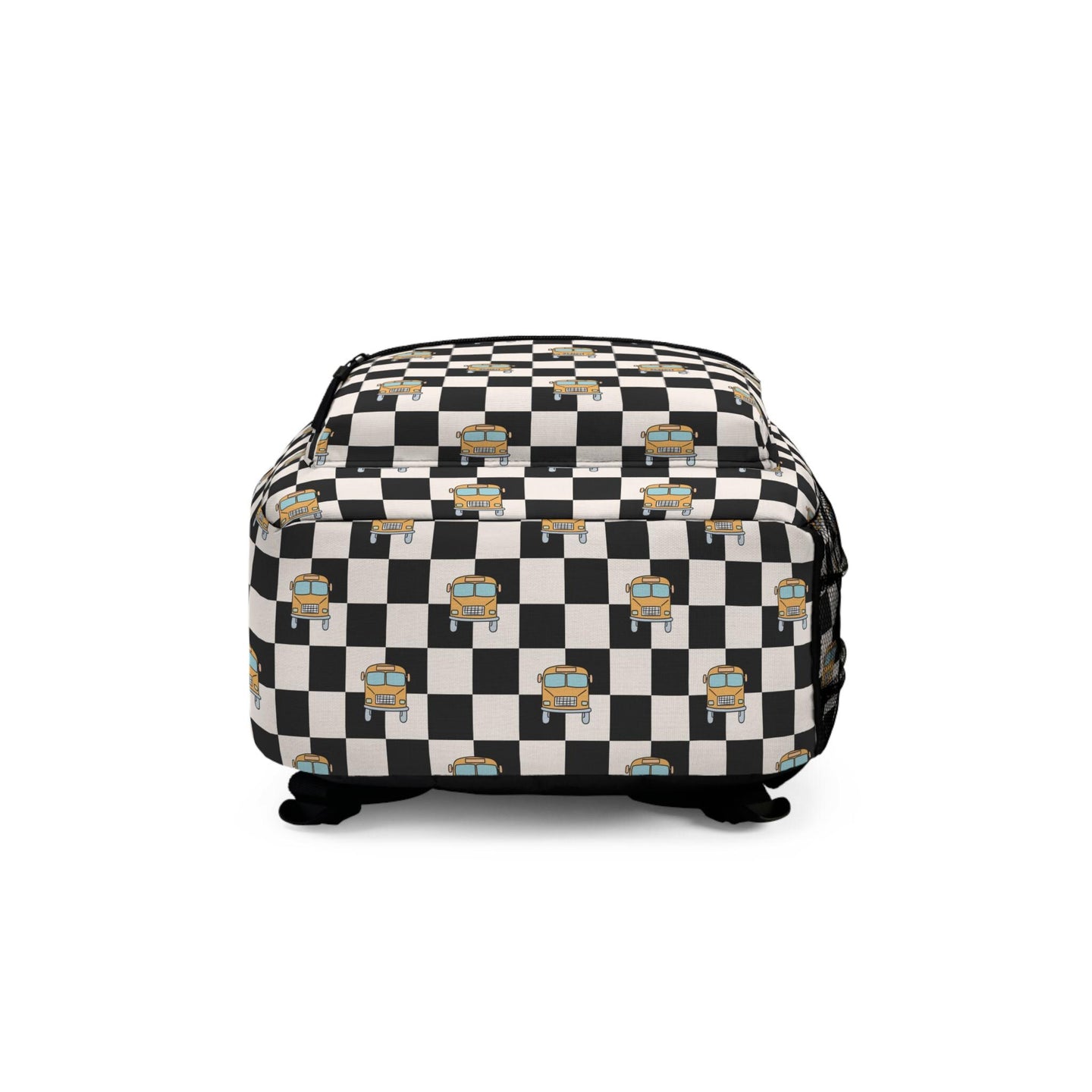 Personalized Backpack Checkered, Back to school boys bag Kids toddler Backpack, Gifts for kids school bus Backpack, custom daycare bag