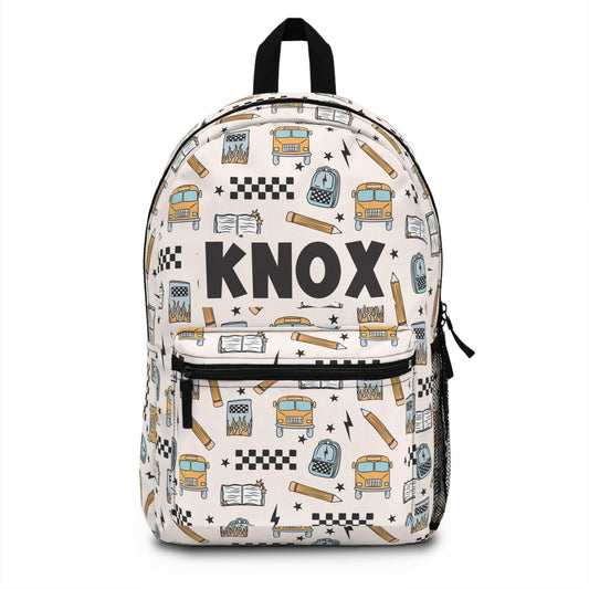 Personalized Backpack boys, Back to school boys bag Kids toddler Backpack, Gifts for kids school bus Backpack, custom daycare bag