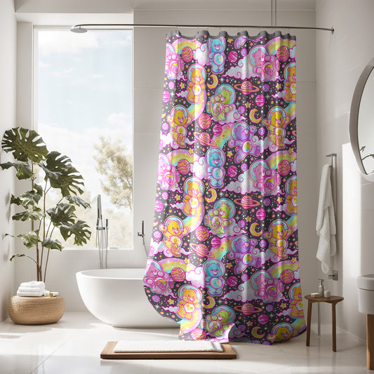 Personalized Care Bears Shower Curtain