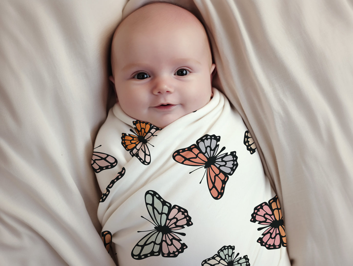 Personalized Butterfly Swaddle Set