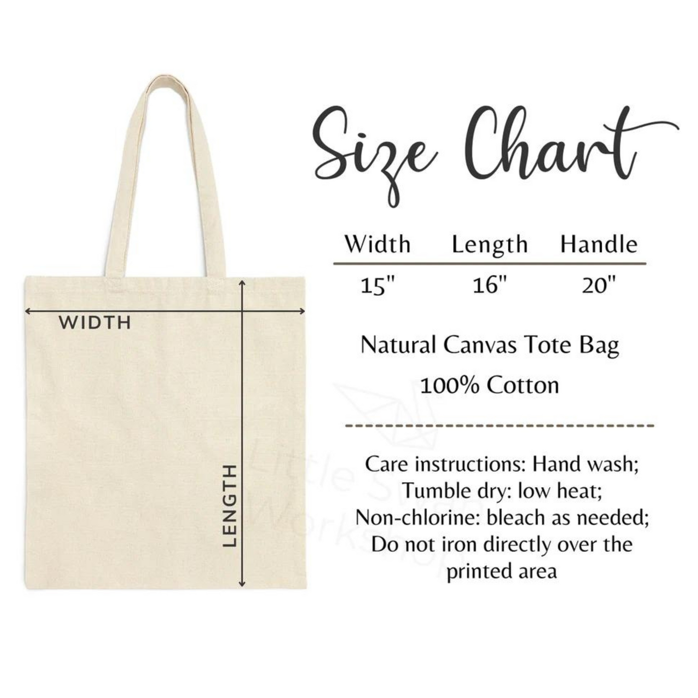 Cotton Canvas Tote Bag